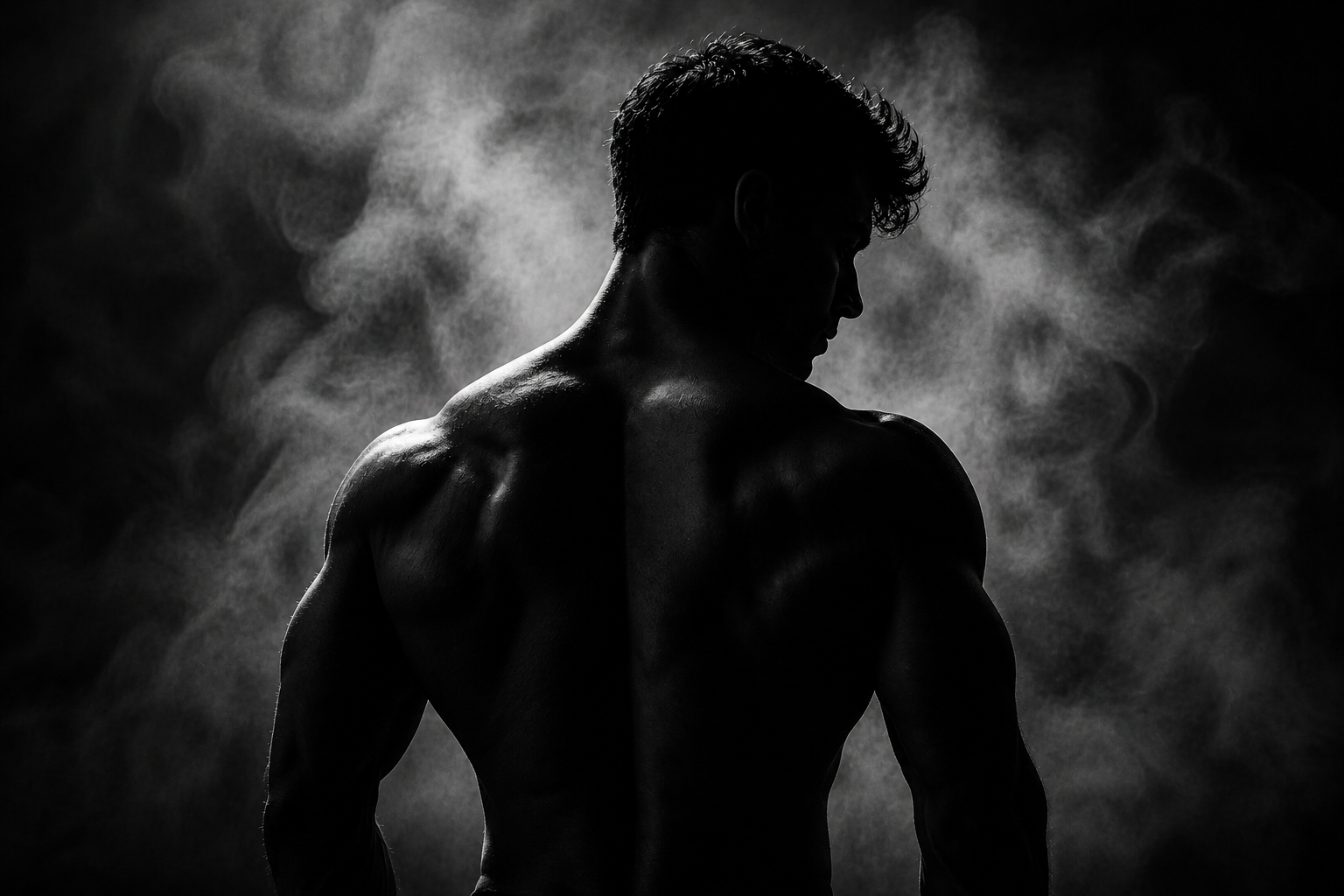 bw back silhouette